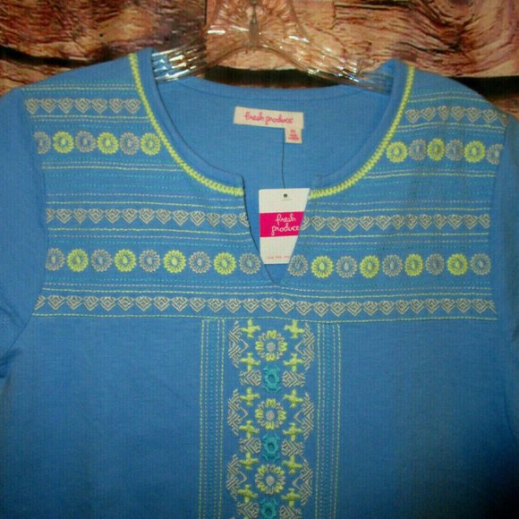 FRESH PRODUCE Bayside Blue Baja Kayda Tunic Dress - Picture 3 of 6